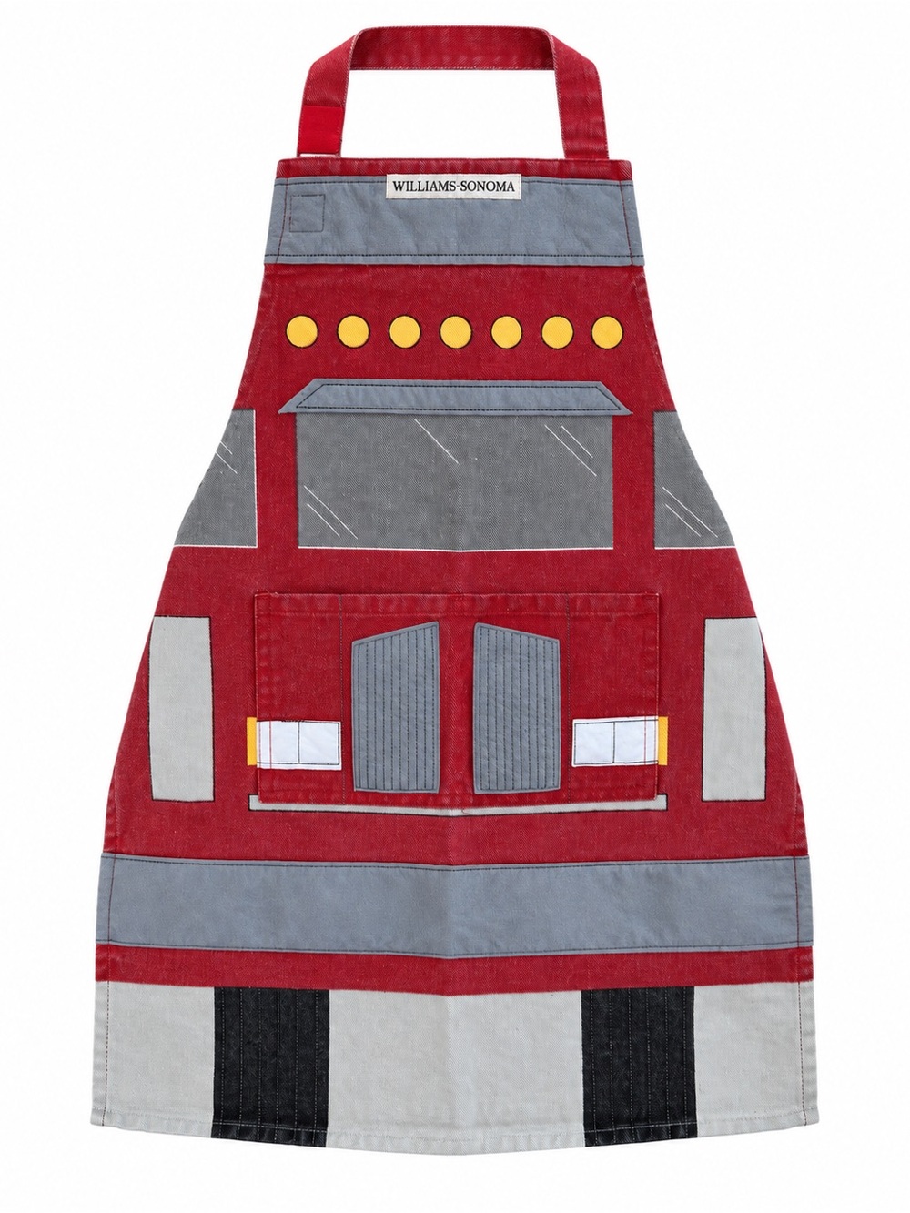 Williams Sonoma Kids Fire Truck Apron Kidcore Baking Cooking Gift Idea